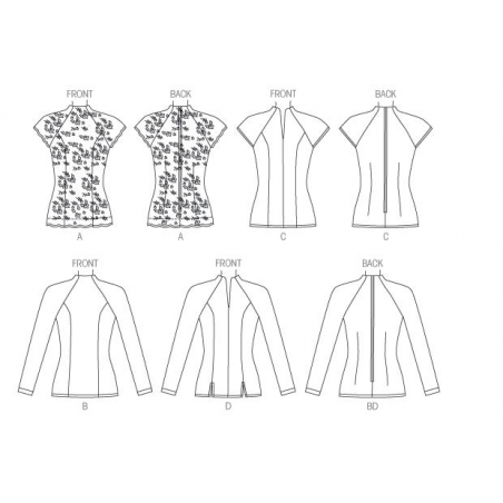 Wykrój Butterick B6134