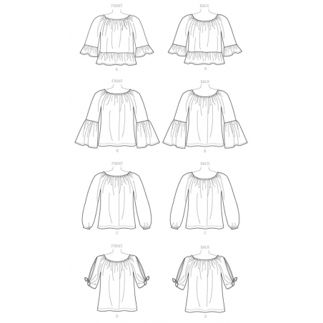 Wykrój Butterick B6455