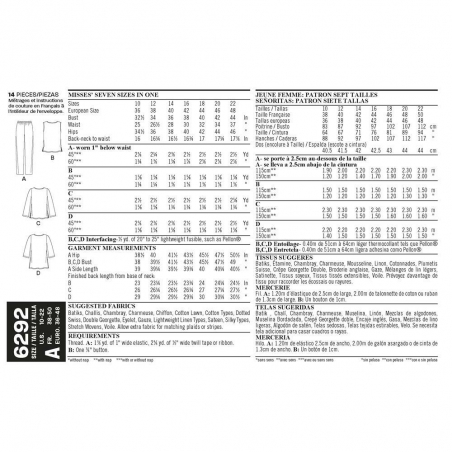Wykrój New Look N6292A