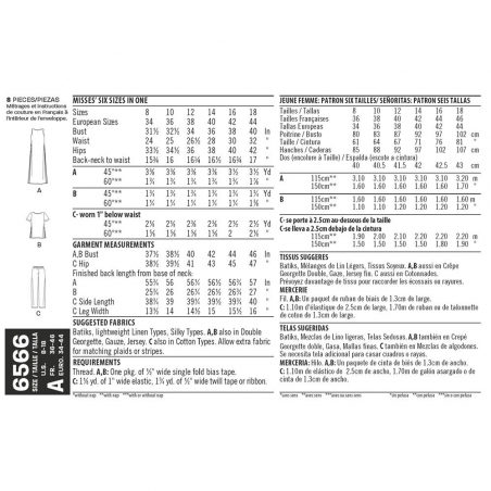 Wykrój New Look N6566A