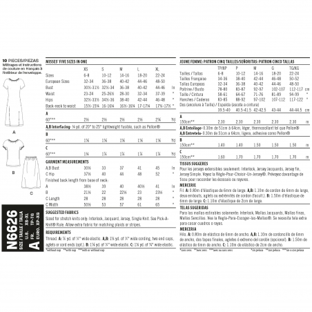 Wykrój New Look N6626