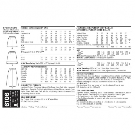 Wykrój New Look N6106A