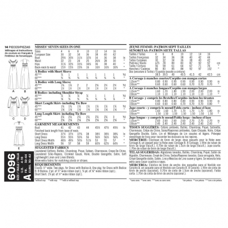 Wykrój New Look N6096A