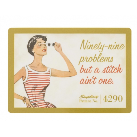 Simplicity Vintage Naprasowanka Ninety-Nine Problems