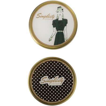 Simplicity Vintage Obciążniki do papieru do wykrojów Lady Dots