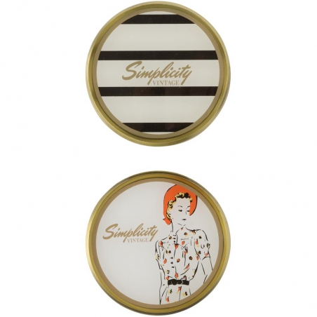 Simplicity Vintage Obciążniki do papieru do wykrojów Lady Stripe