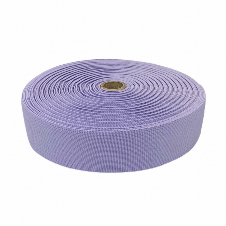 Guma tkana 50 mm fioletowy jasny