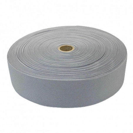 Guma tkana 50 mm szary jasny