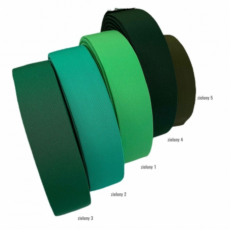 Guma tkana 50 mm zielony 2