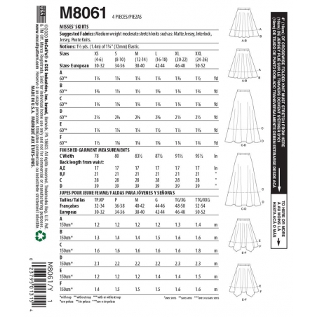 Wykrój McCall's M8061 #EveMcCalls