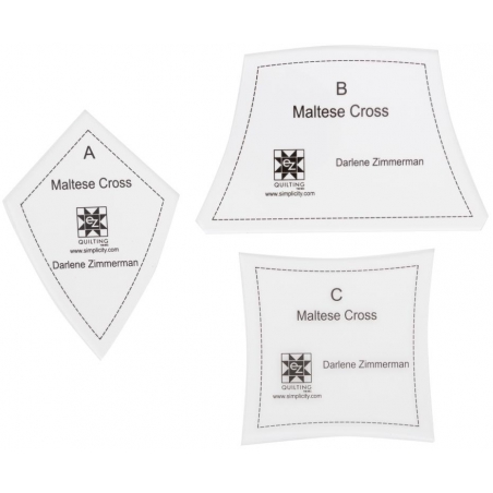 Szablony do bloku Maltese Cross (Krzyż maltański)