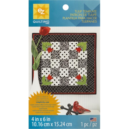 Szablon do wykonania wzoru tulipana