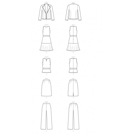 Wykrój Butterick B6738A5