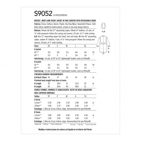 Wykrój Simplicity 9052