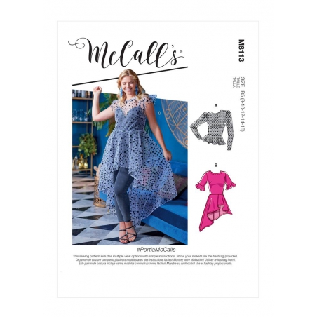 Wykrój McCall's M8113 #PortiaMcCalls