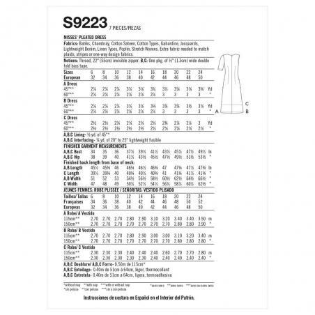 Wykrój Simplicity 9223