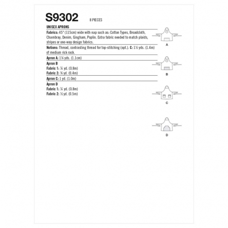 Wykrój Simplicity 9302