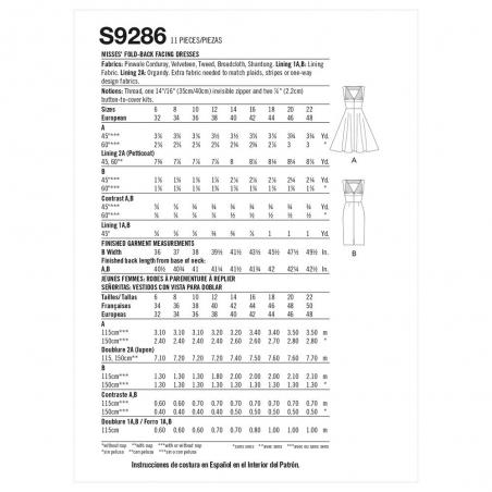 Wykrój Simplicity 9286