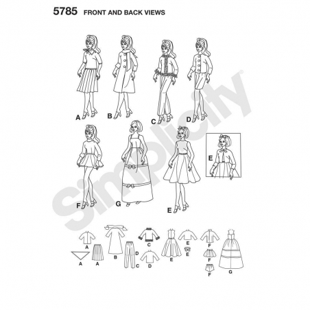 Wykrój Simplicity 5785