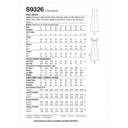 Wykrój Simplicity 9326