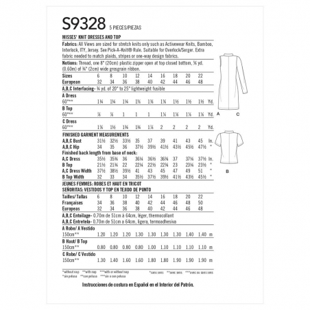 Wykrój Simplicity 9328