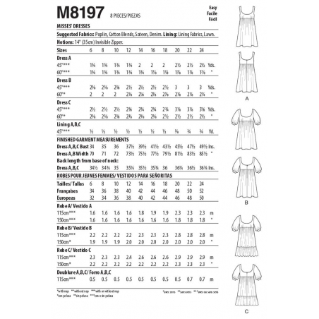 Wykrój McCall's M8197