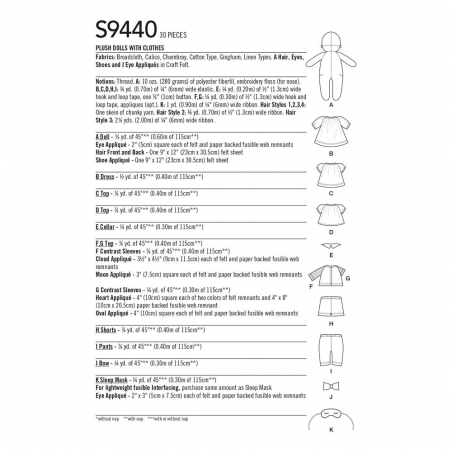 Wykrój Simplicity 9440