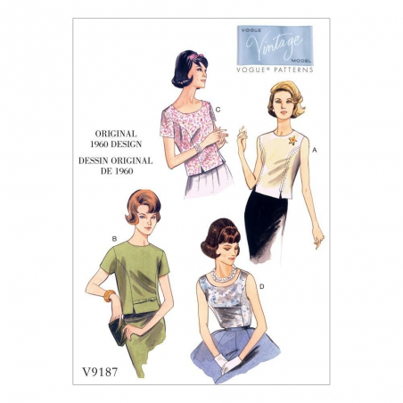 Wykrój Vogue Patterns V9187 / Vintage Vogue