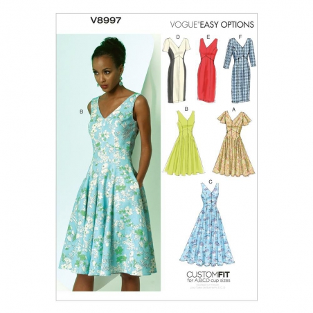 Wykrój Vogue Patterns V8997 / Vogue Easy Options, Custom Fit
