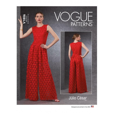 Wykrój Vogue Patterns V1806 / Júlio César NYC