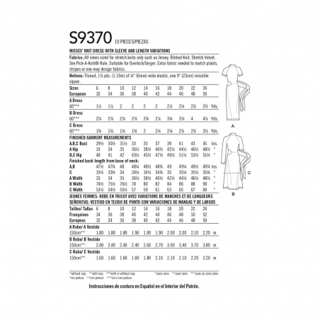 Wykrój Simplicity 9370