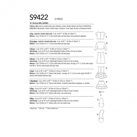 Wykrój Simplicity 9422