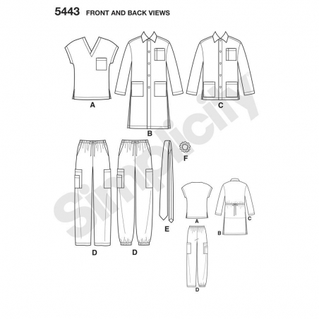 Wykrój Simplicity 5443