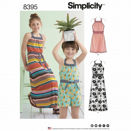 simplicity halter dress pattern 8395 envelope 
