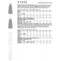 Wykrój Vogue Patterns V1842 / Badgley Mischka
