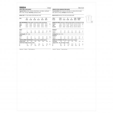 Wykrój Simplicity 9554