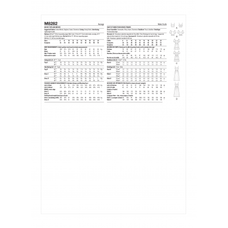 Wykrój McCall's M8282