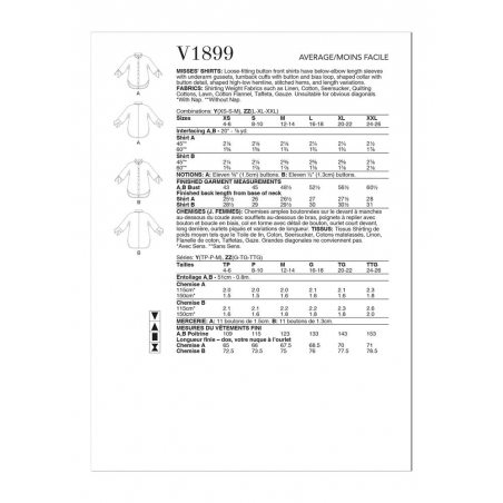 Wykrój Vogue Patterns V1899 / Marcy Tilton