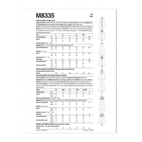 Wykrój McCall's M8335