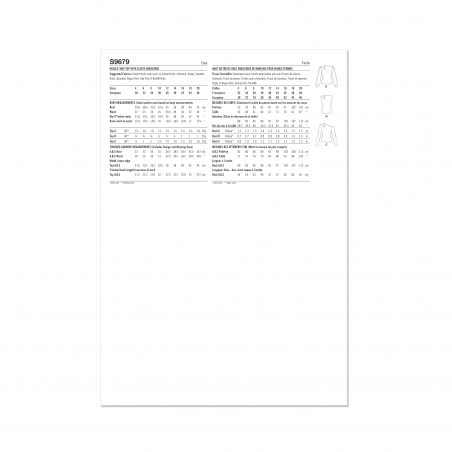 Wykrój Simplicity 9679