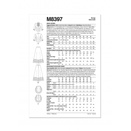 Wykrój McCall's M8397
