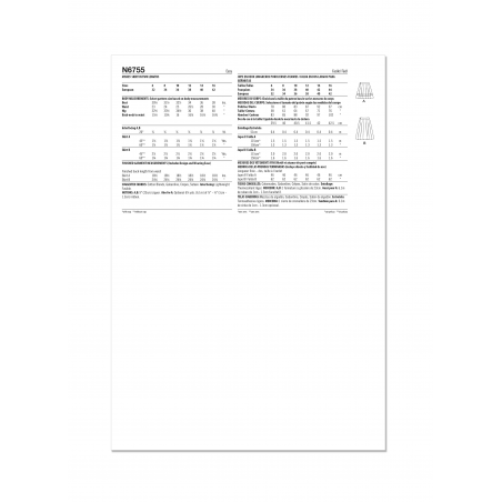 Wykrój New Look N6755