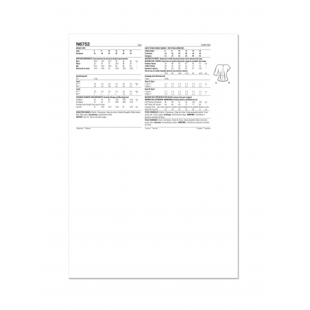 Wykrój New Look N6753