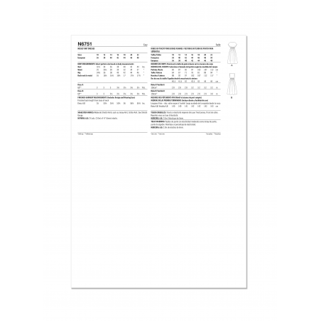 Wykrój New Look N6751