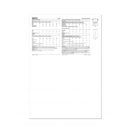 Wykrój New Look N6761