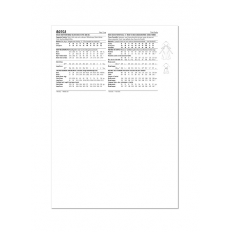 Wykrój Simplicity 9793