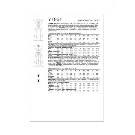 Wykrój Vogue Patterns V1951