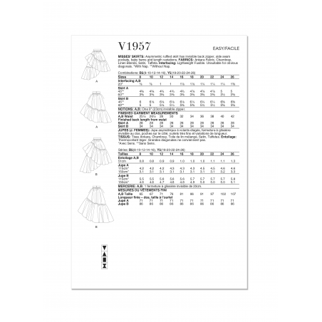Wykrój Vogue Patterns V1957