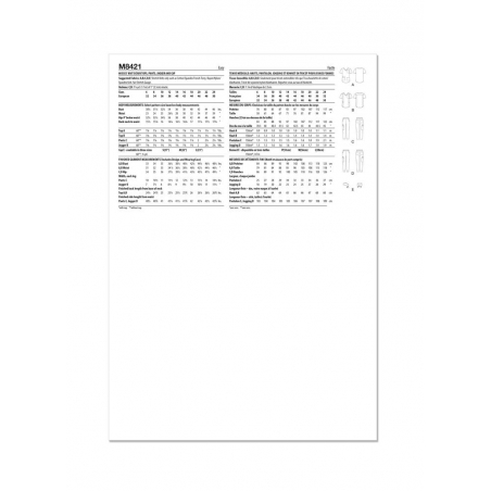 Wykrój McCall's M8421