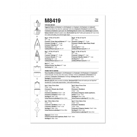 Wykrój McCall's M8419